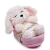 HUND PUDDEL PLYSJ 12CM SLEEPING PETS POODLE WHITE DOG NICI