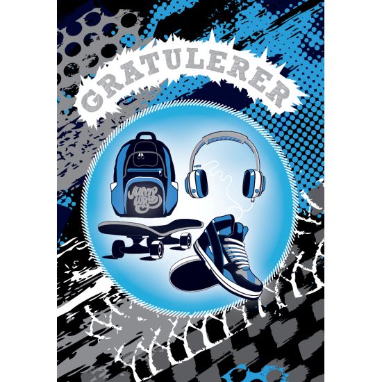 MINI KORT, GRATULERER SYKKEL,MINIS