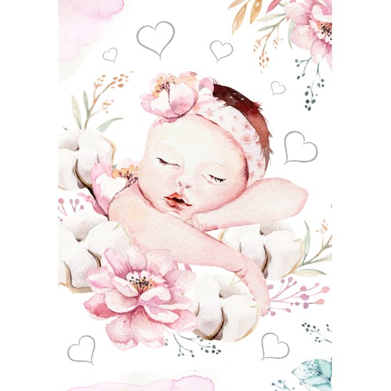 MINI KORT, U/TEKST,  ROSA BABY,MINIS