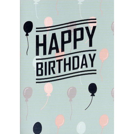 MINI KORT, HAPPY BIRTHDAY BALLOONS,MINIS