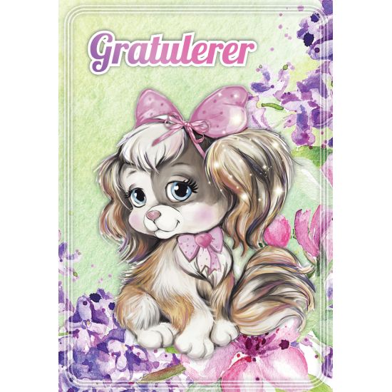 MINI KORT, SØT HUND,MINIS