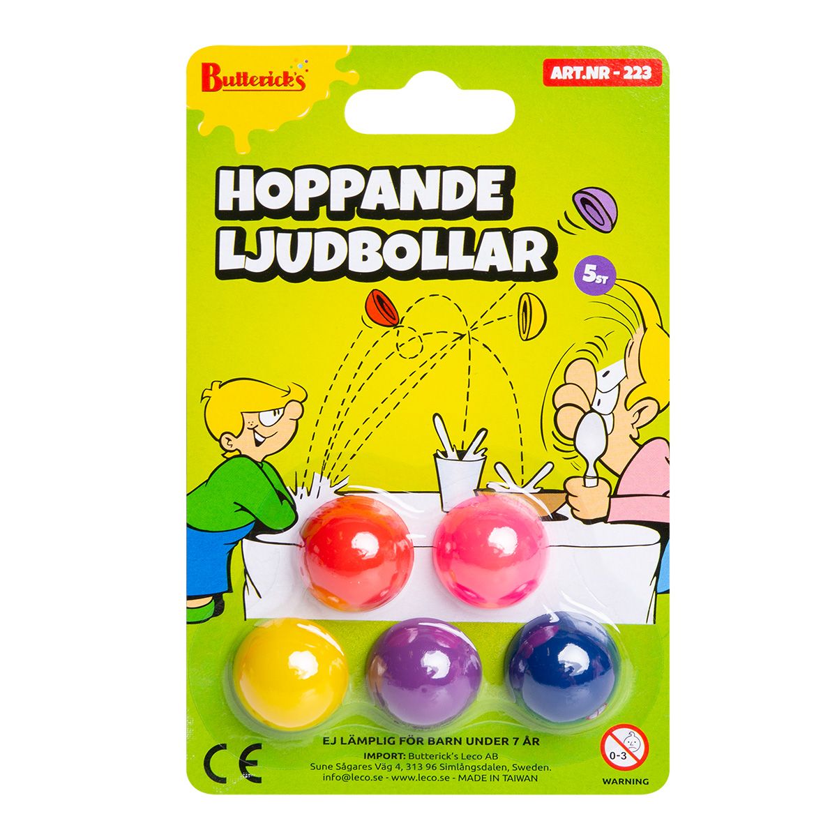 HOPPENDE LYDBALLER 5STK BUTTERICKS HOPPENDE LYDBALLER 5STK BUTTERICKS