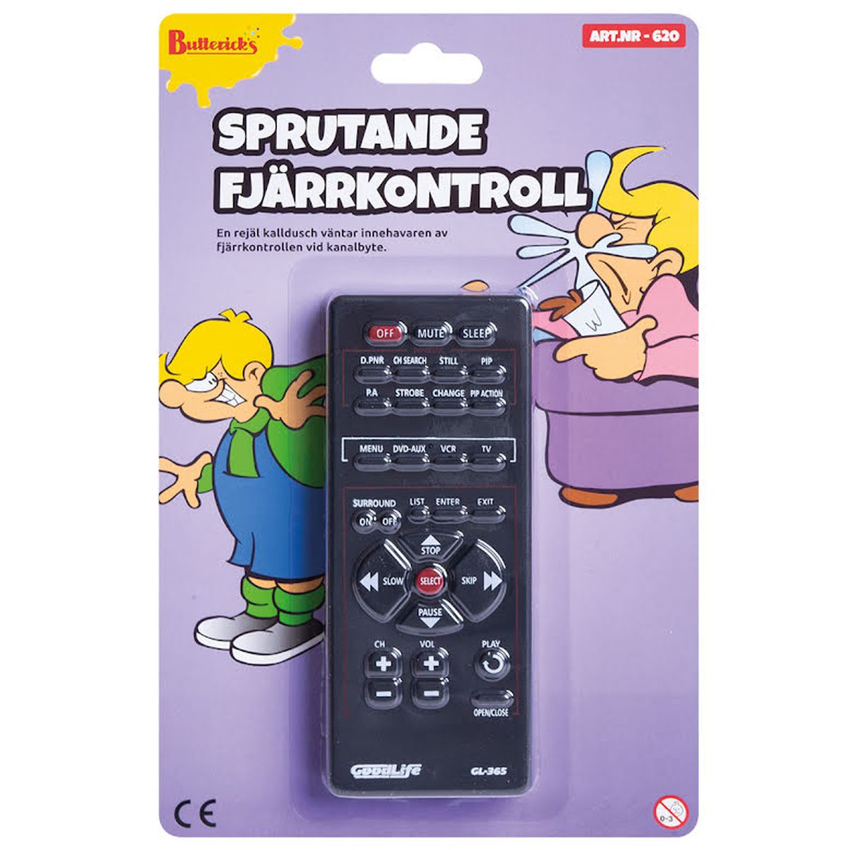 SPRUTENDE FJERNKONTROLL BUTTERICK'S