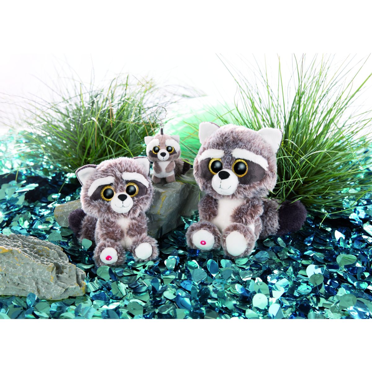 VASKEBJØRN PLYSJ 15CM CLOONEY  GLUBSCHIS NICI