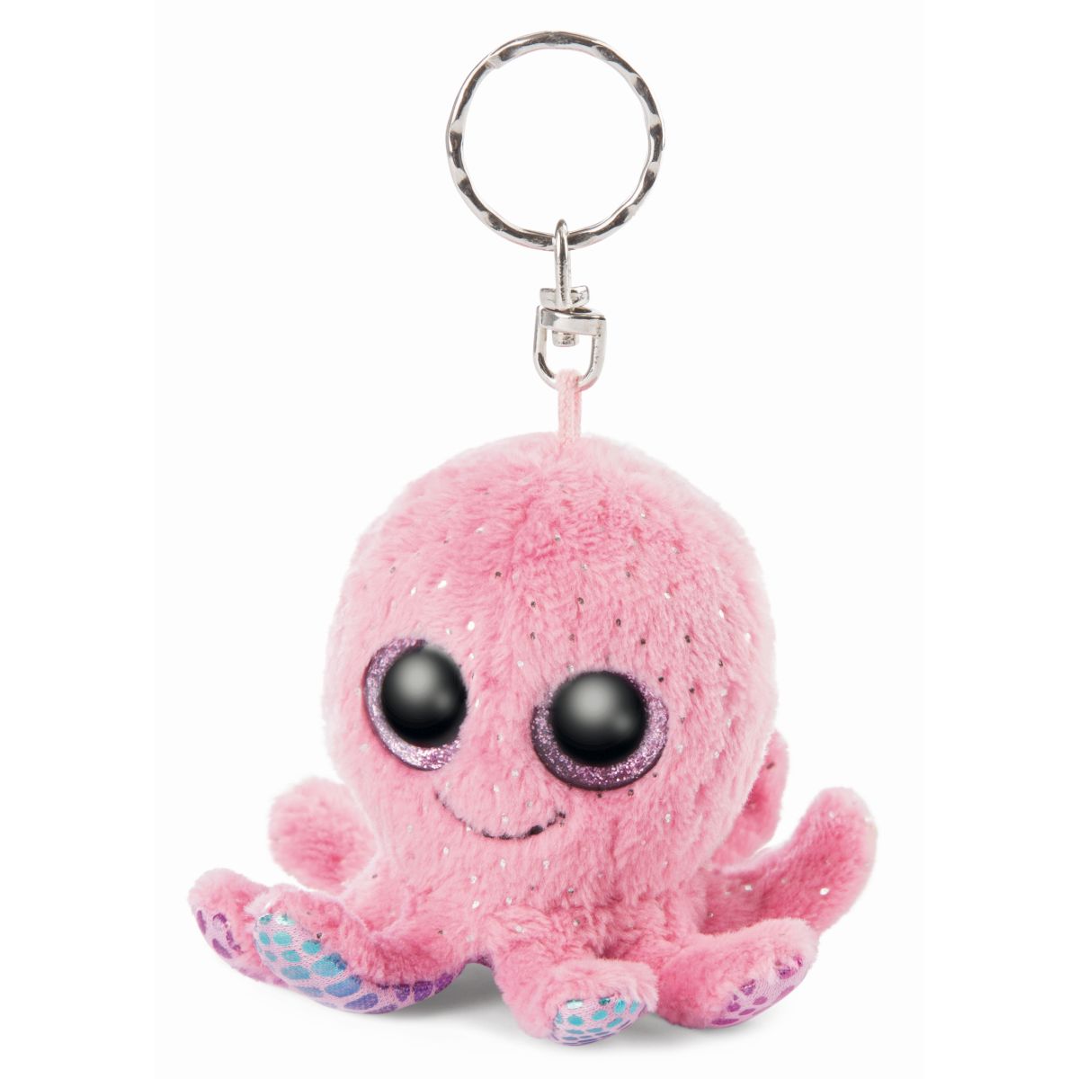 NØKKELRING PLYSJ 9CM BL.SPRUT POLI GLUBSCHIS NICI