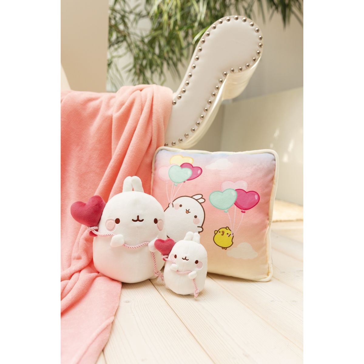KANIN PLYSJ 12CM MOLANG M HJERTEBALLONG NICI
