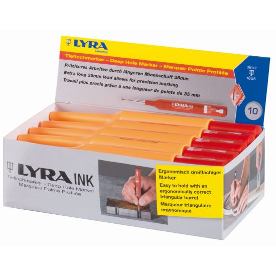 HULLMARKER TUSJ LYRA INK  RØD HULLMARKER TUSJ LYRA INK  RØD