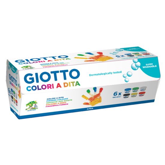 GIOTTO FINGERMALING 6 SETT GIOTTO FINGERMALING 6 SETT