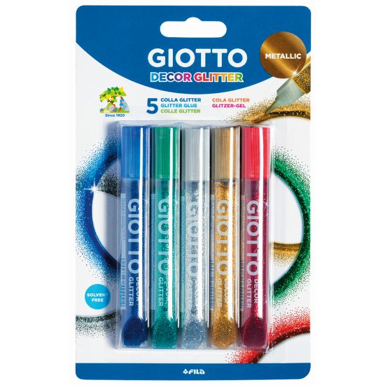 LIM GIOTTO GLITTERLIM METALLIC 5 ASS FARGER LIM GIOTTO GLITTERLIM METALLIC 5 ASS FARGER