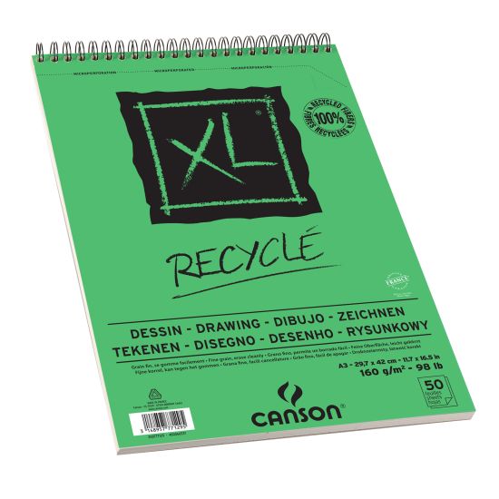 TEGNEBLOKK CANSON XL DRAWING 50 ARK 160 GR A3 TEGNEBLOKK CANSON XL DRAWING 50 ARK 160 GR A3