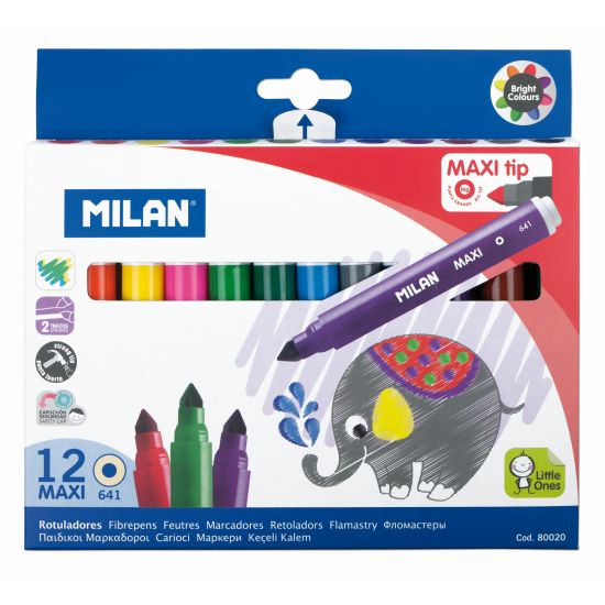TUSJER MILAN MAXI TIP0,7MM 12PK