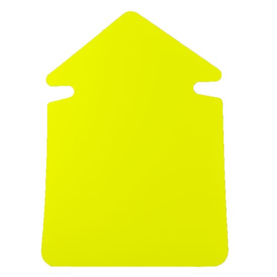 SALGSPLAKATER PILER, 35CM 300G 20 STK NEON GUL SALGSPLAKATER PILER, 35CM 300G 20 STK NEON GUL