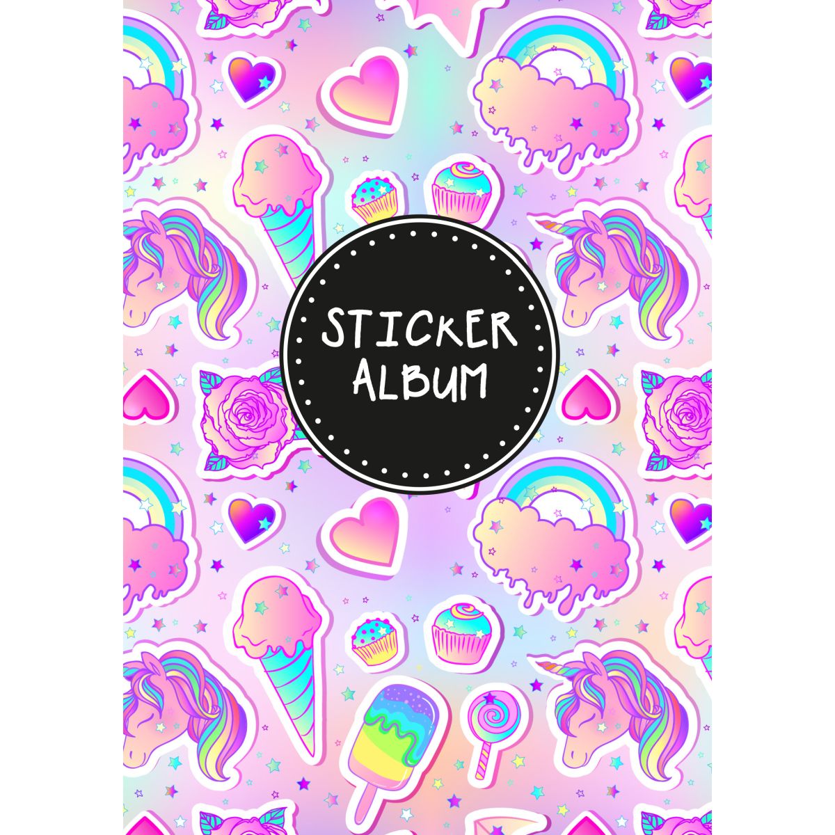 STICKER ALBUM 14,5x21CM UNICORN STICKER ALBUM 14,5x21CM UNICORN