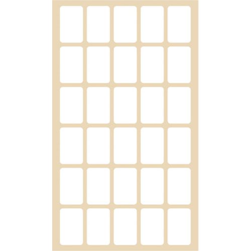 STICKERS HVITE ETIKETTER 19X12MM 6 ARK, BSB STICKERS HVITE ETIKETTER 19X12MM 6 ARK, BSB