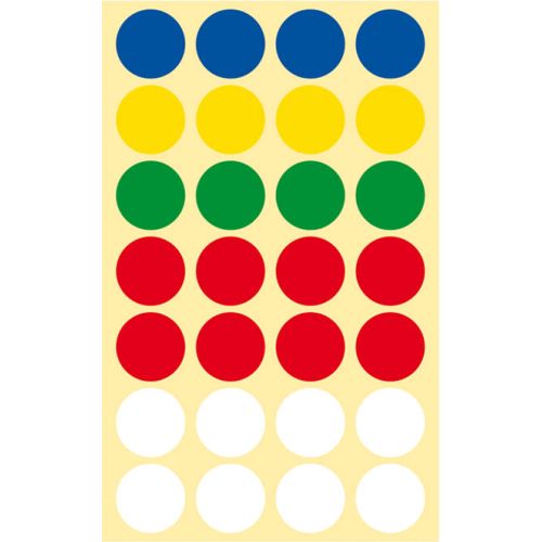 STICKERS MARKERINGSM, FARGER 16MM 3 ARK, BSB