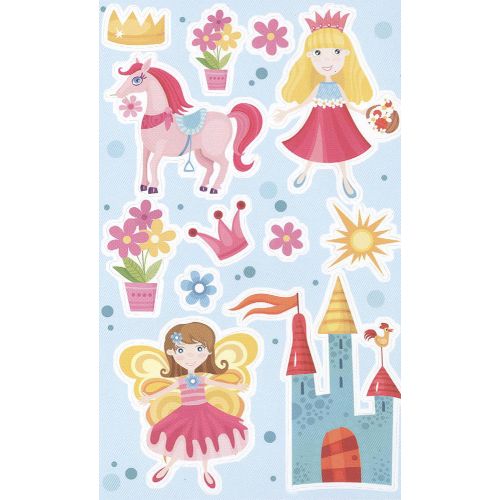 STICKERS BARN, PRINSESSE, SLOTT OG FE, 3 ARK, BSB STICKERS BARN, PRINSESSE, SLOTT OG FE, 3 ARK, BSB
