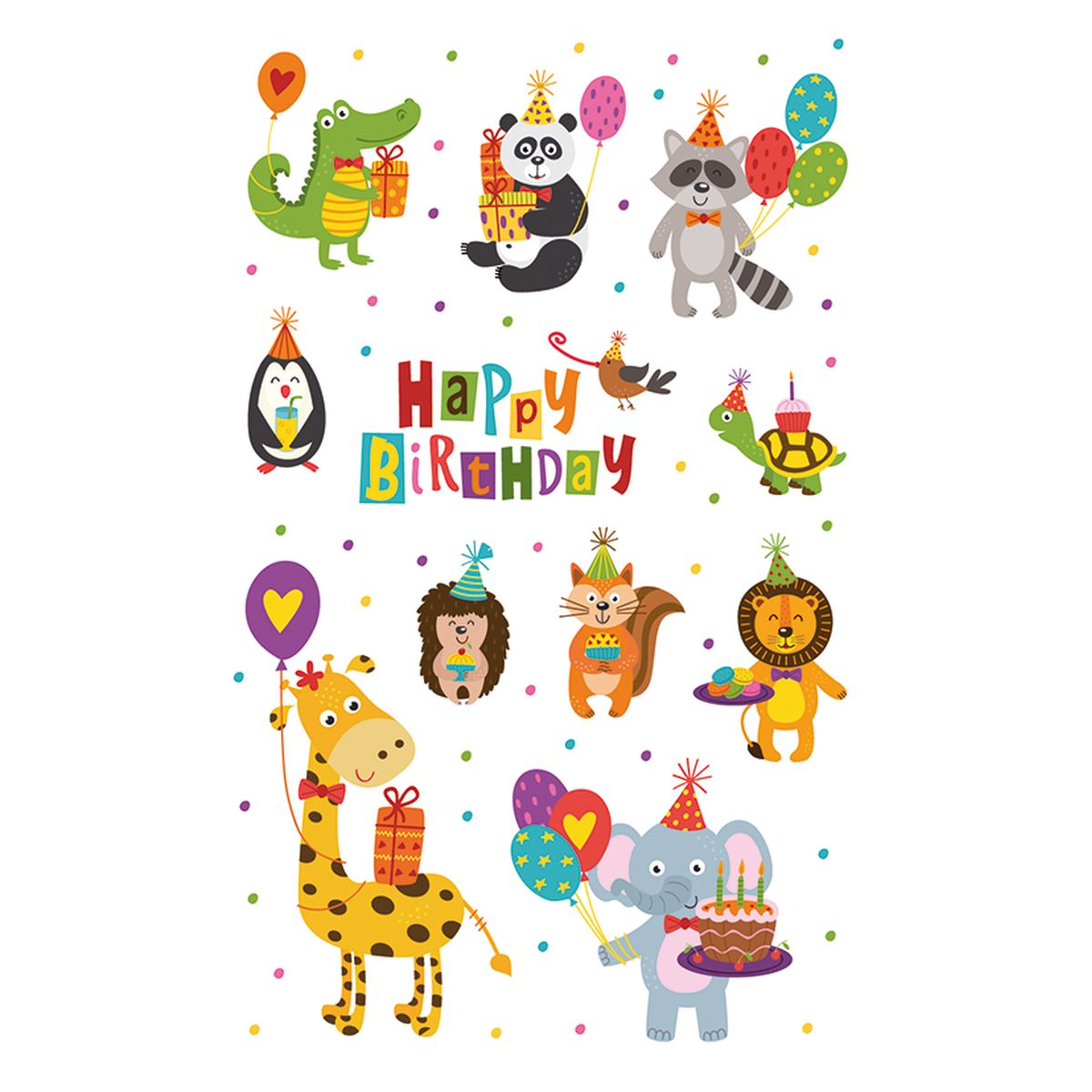 STICKERS BURSDAGSDYR.3 ARK. BSB