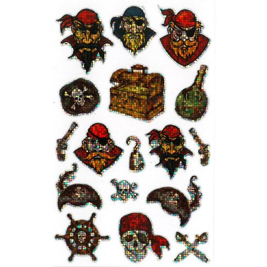 STICKERS PIRATER, 1 ARK, BSB
