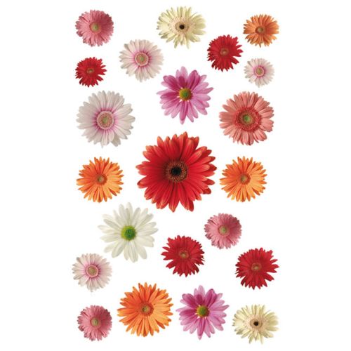 STICKERS BLOMSTER GERBERA 3 ARK, BSB STICKERS BLOMSTER GERBERA 3 ARK, BSB