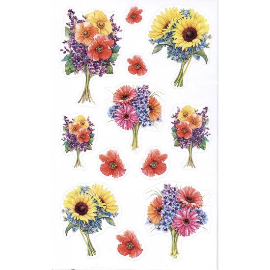 STICKERS BLOMSTER BUKETT, 3 ARK BSB STICKERS BLOMSTER BUKETT, 3 ARK BSB