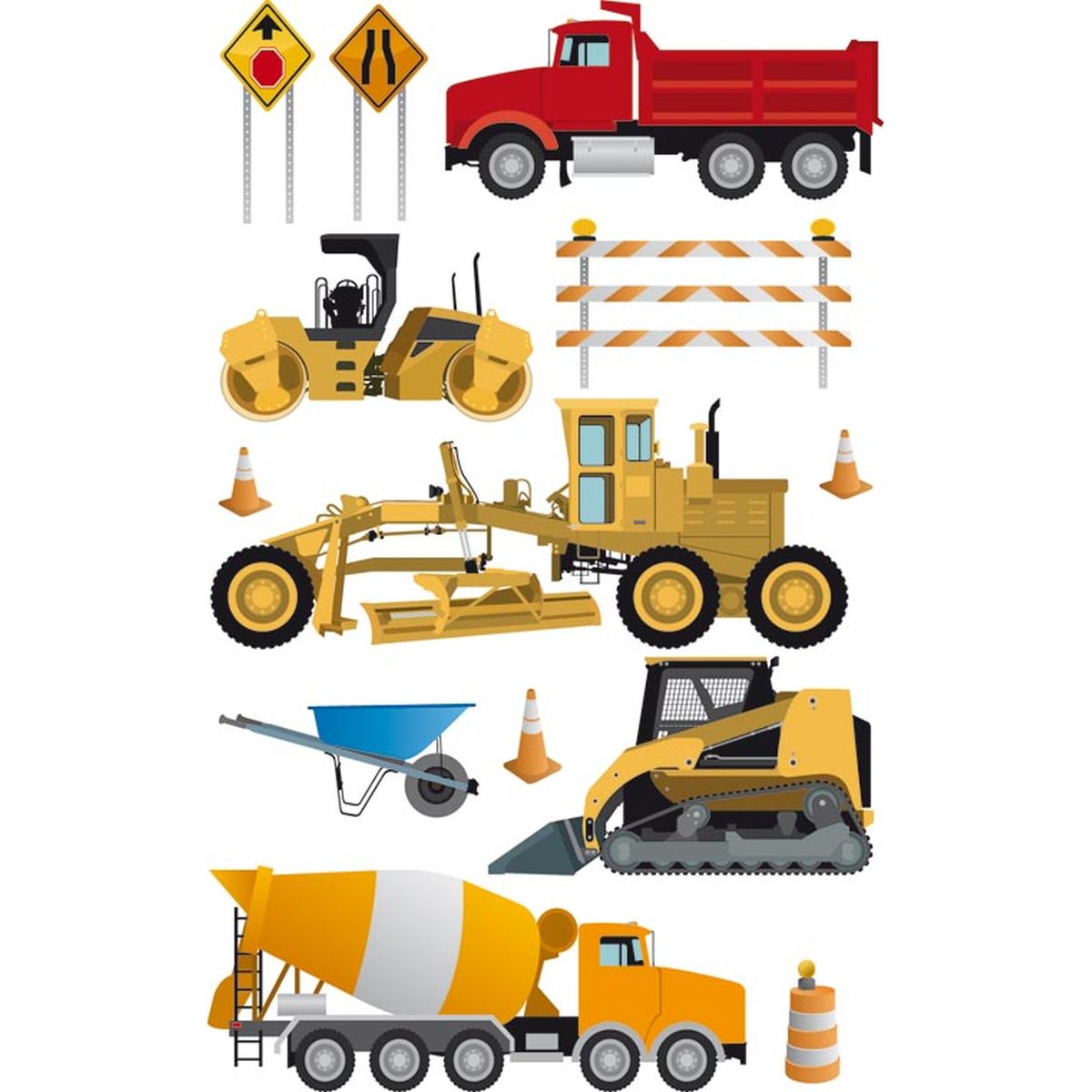 STICKERS BARN, ANLEGGSMASKINER 3 ARK, BSB STICKERS BARN, ANLEGGSMASKINER 3 ARK, BSB