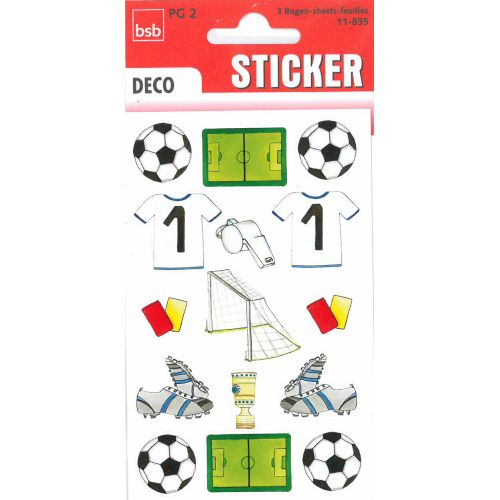 STICKERS BARN, FOTBALL 3 ARK, BSB