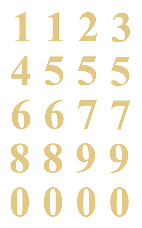 STICKERS GULL GLITTER TALL 1 ARK, BSB