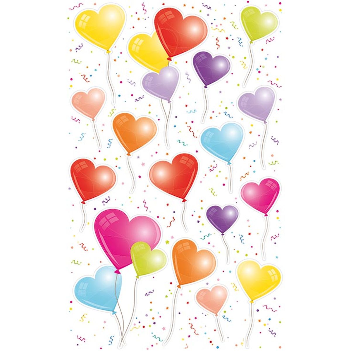 STICKERS BALLONGHJERTER  3ARK, BSB STICKERS BALLONGHJERTER  3ARK, BSB