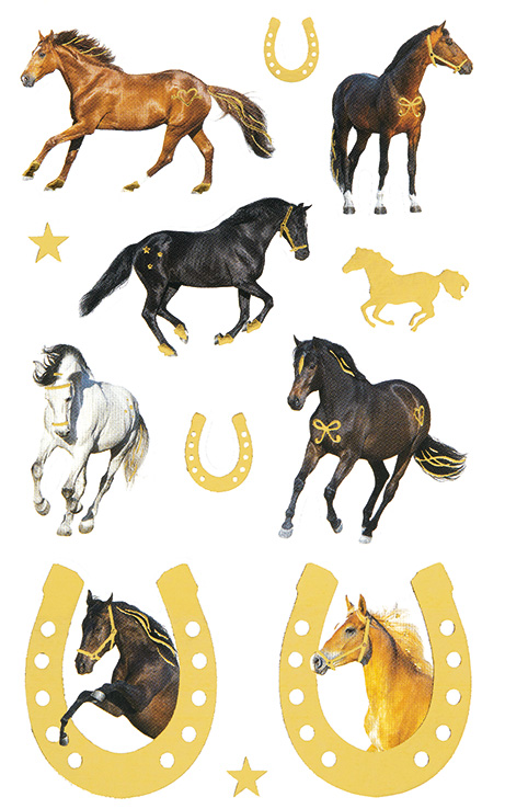 STICKERS HESTER GULL FOLIE 1 ARK, BSB