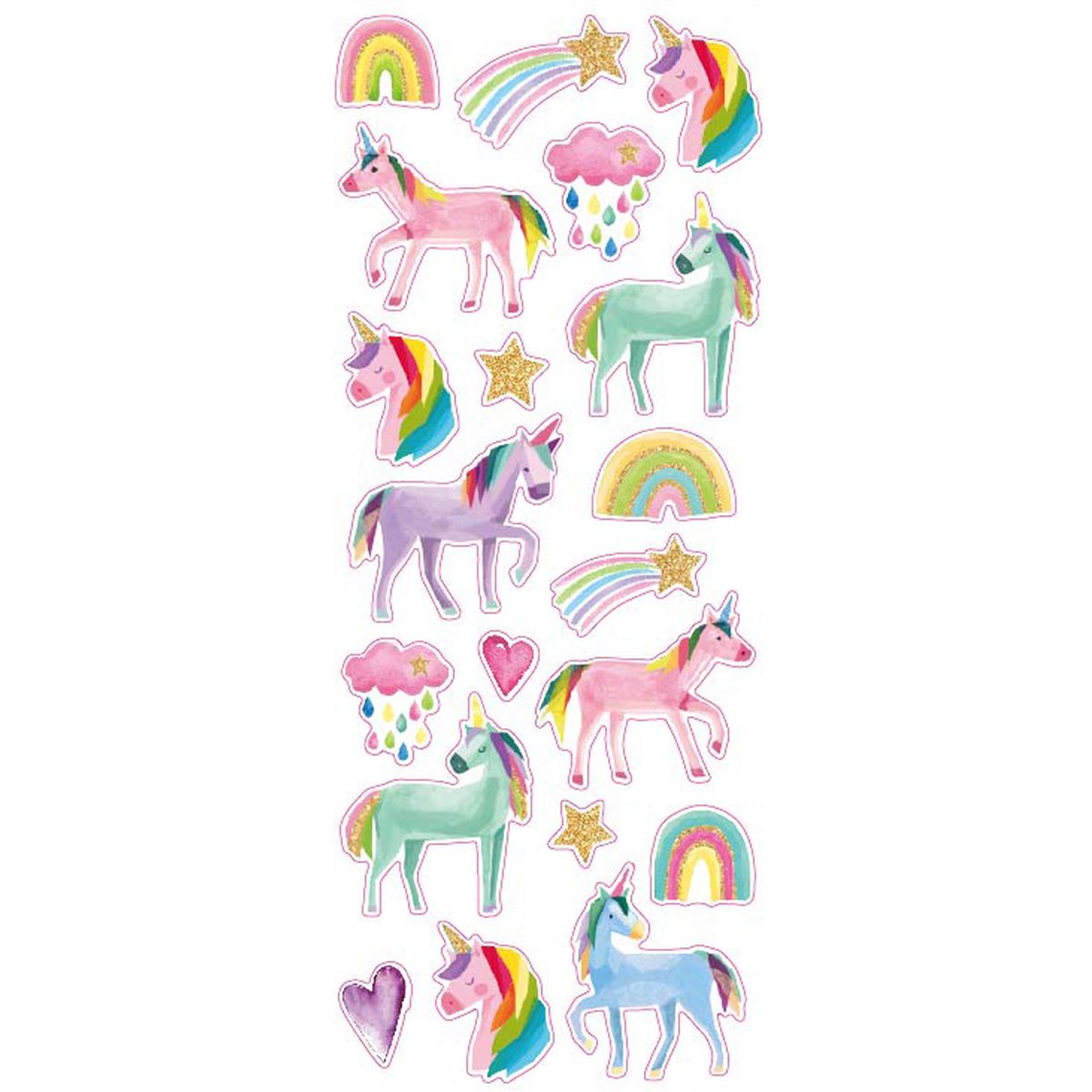 STICKERS UNICORN TINKA