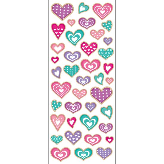 STICKERS HJERTER MED MØNSTER TINKA STICKERS HJERTER MED MØNSTER TINKA