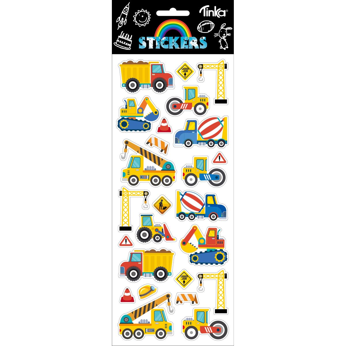 STICKERS KJØRETØY TINKA