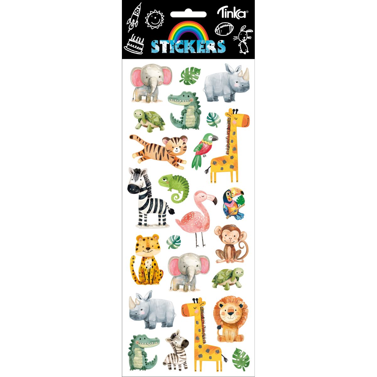 STICKERS JUNGELDYR TINKA