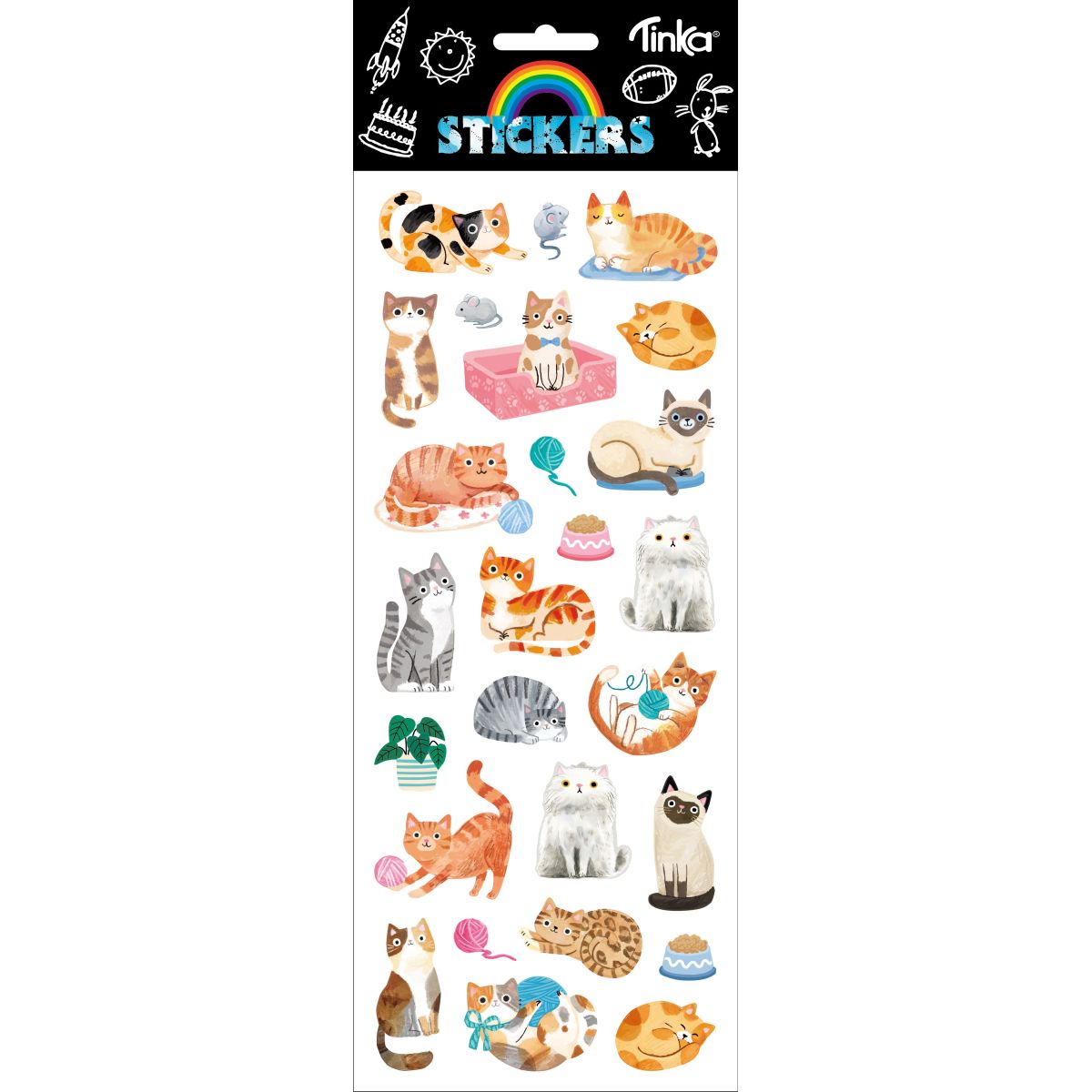 STICKERS PUSEKATTER TINKA