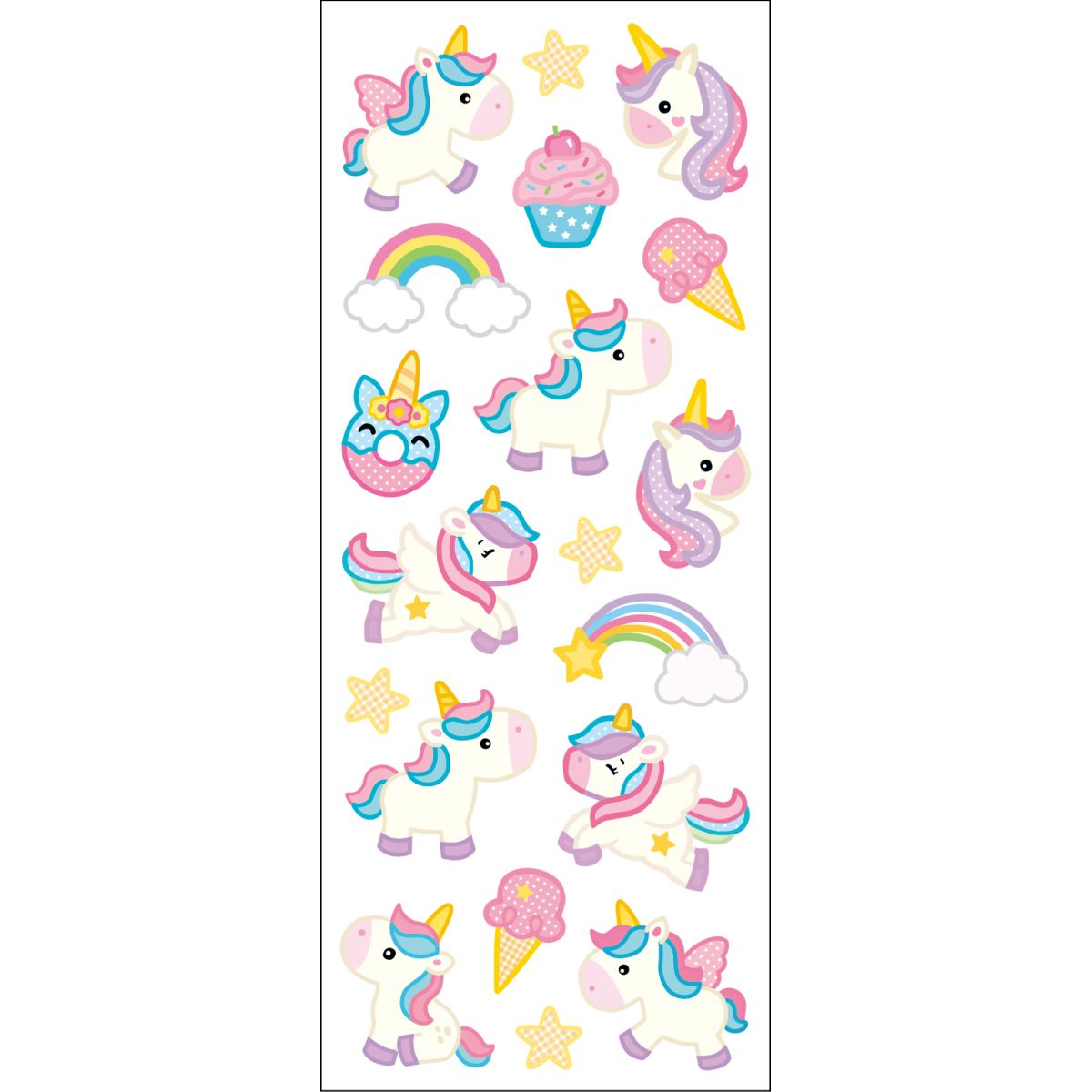 STICKERS UNICORN TINKA STICKERS UNICORN TINKA