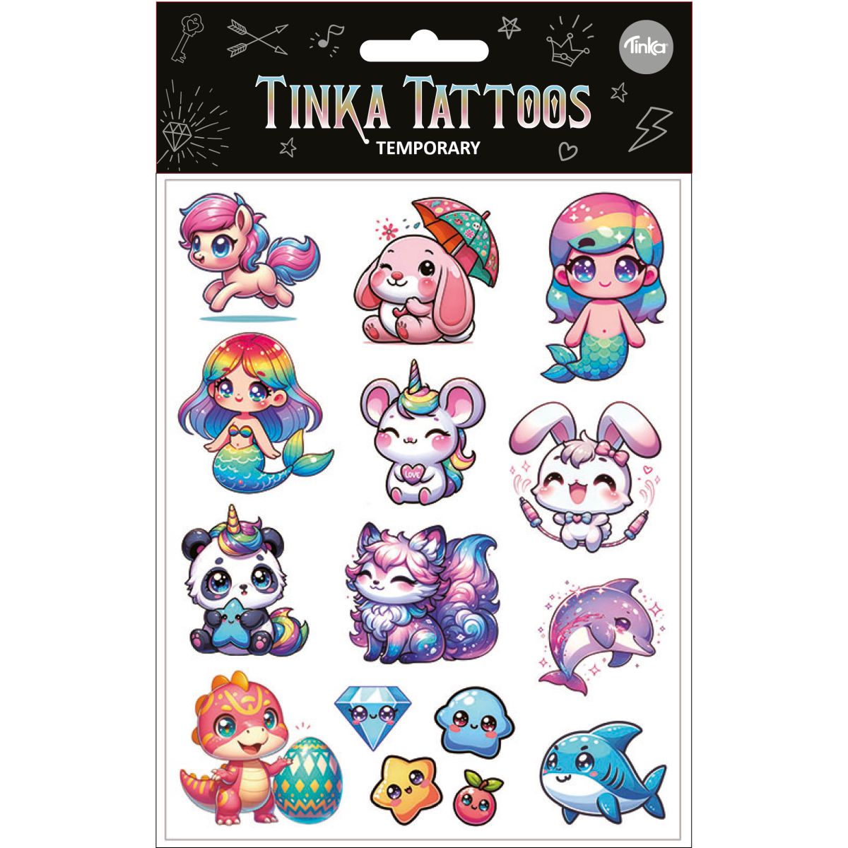 TATOVERING SØTE FIGURER TINKA TATTOO TATOVERING SØTE FIGURER TINKA TATTOO