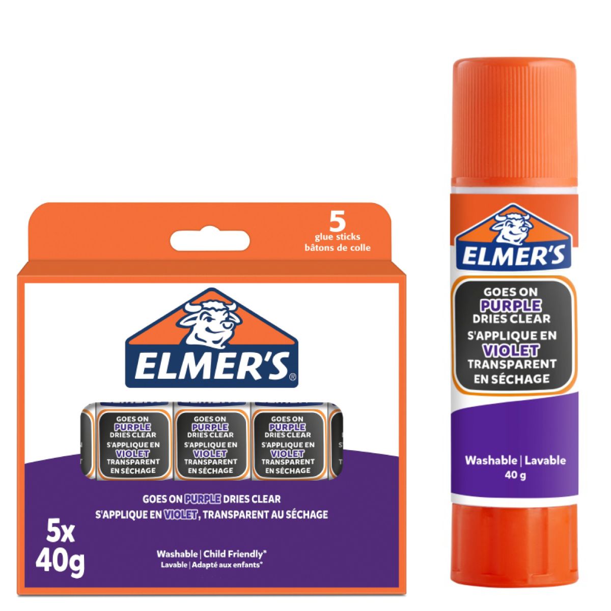 LIMSTIFT ELMERE'S 40 GRAM I 5 PK