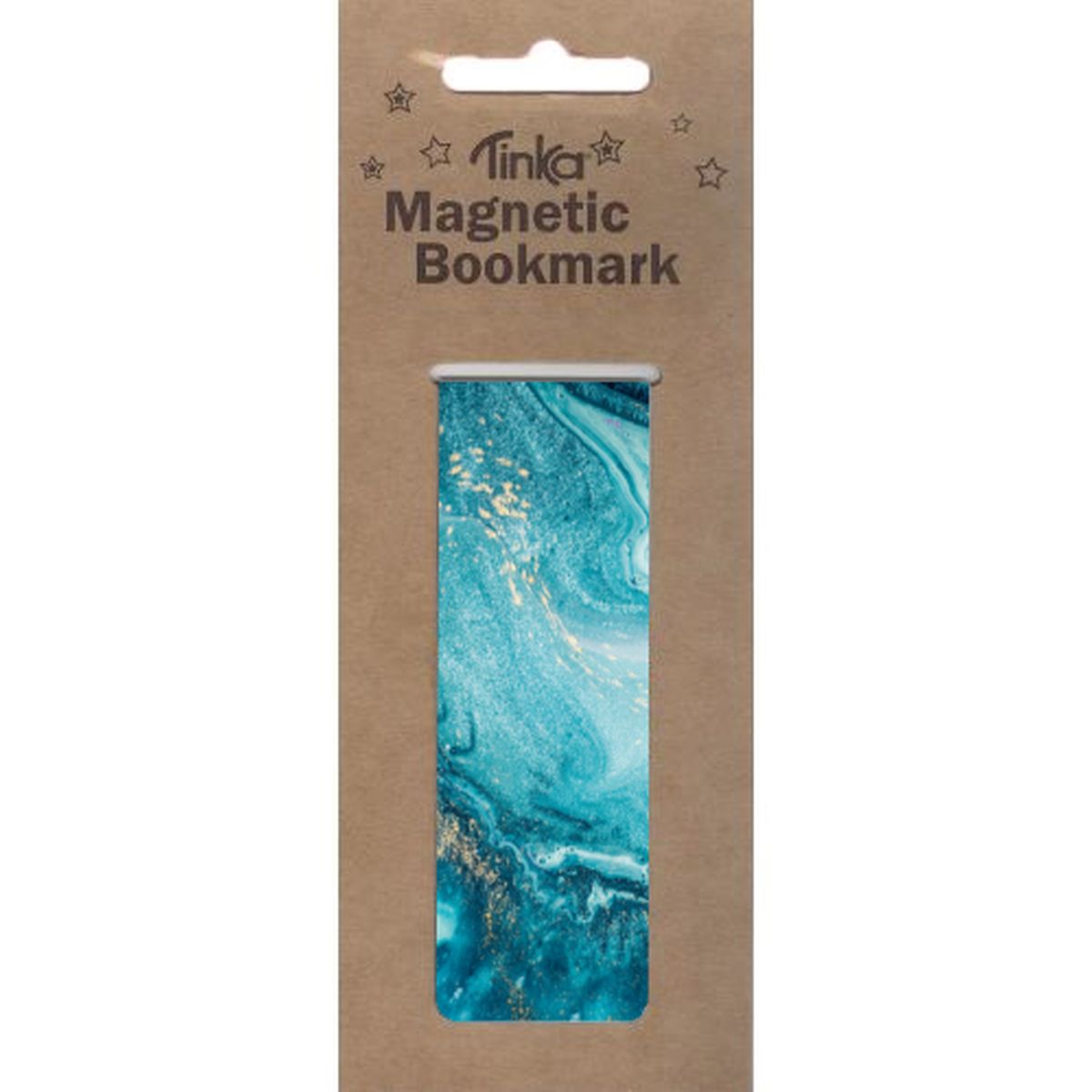 BOKMERKE MAGNETISK TURKIS MØNSTER