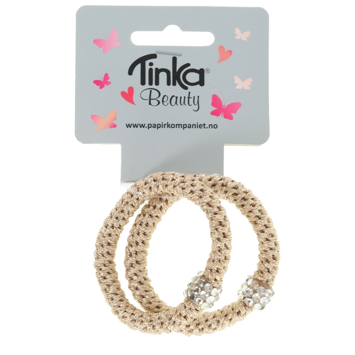 HÅRSTRIKK GULL 2 STK TINKA BEAUTY