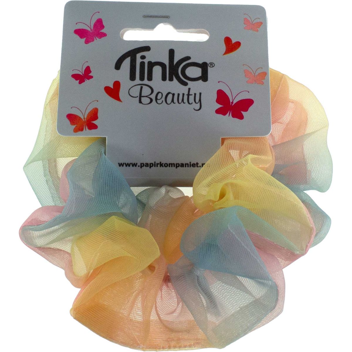 HÅRSTRIKK SCRUNCHIE REGNBUE 2STK TINKA BEAUTY HÅRSTRIKK SCRUNCHIE REGNBUE 2STK TINKA BEAUTY
