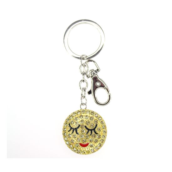 NØKKELRING/BAG CHARM SMILEY LUKKEDE ØYNE NØKKELRING/BAG CHARM SMILEY LUKKEDE ØYNE