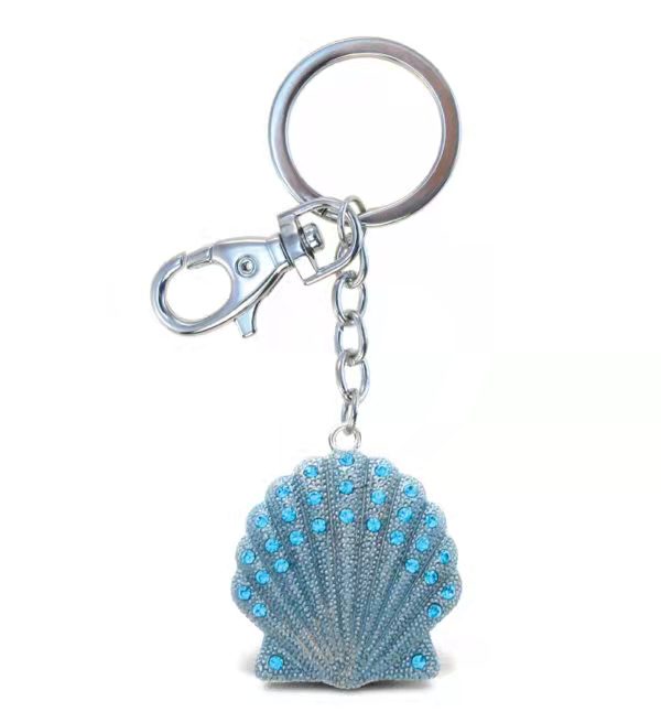 NØKKELRING/BAG CHARM SKJELL