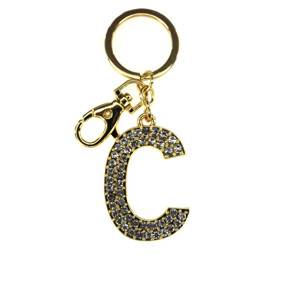 NØKKELRING ALFABET GULL C TINKA