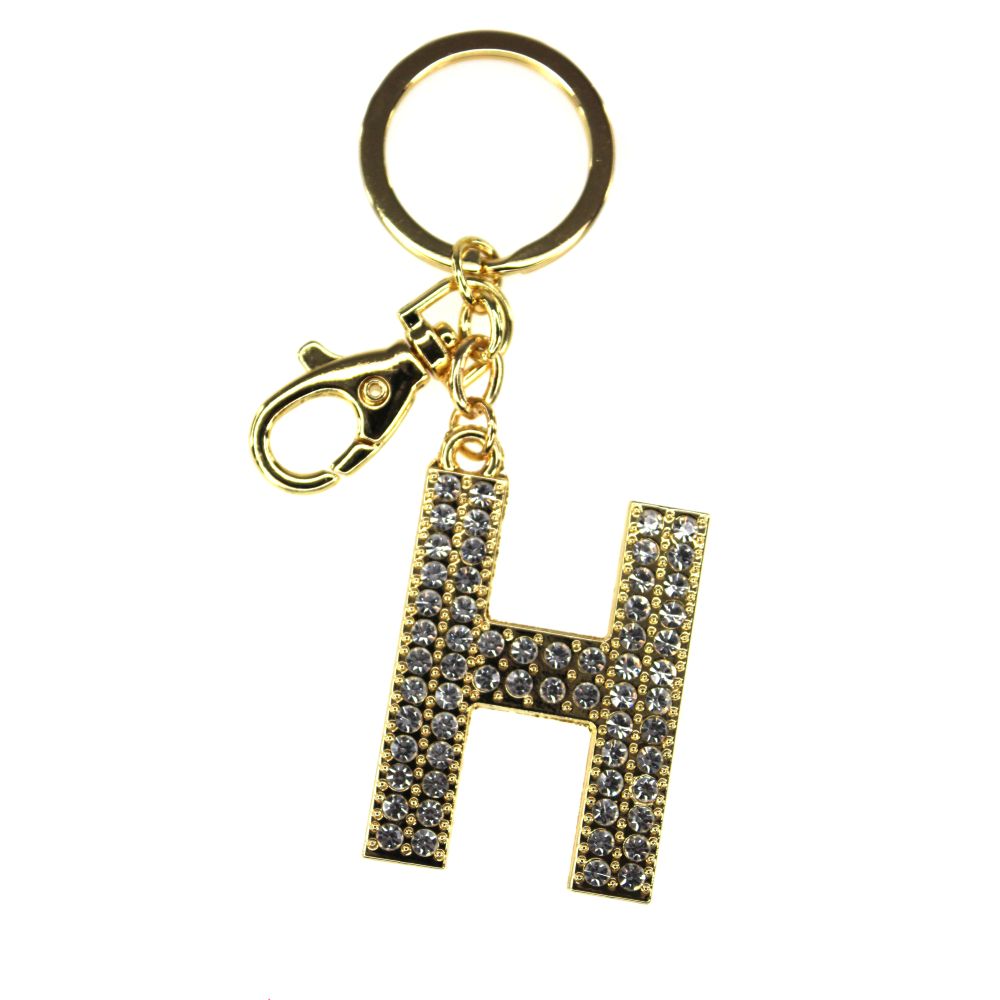 NØKKELRING ALFABET GULL H TINKA