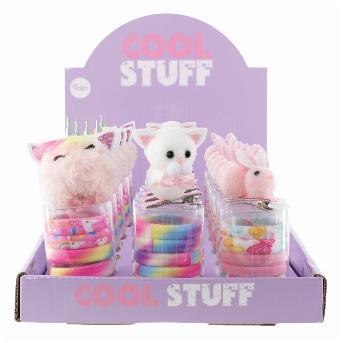 BOKS M/HÅRSTRIKK 3 ASS TINKA COOL STUFF