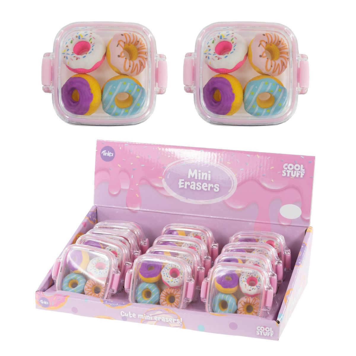 VISKELÆR DONUTS 4 STK I BOKS TINKA COOL STUFF