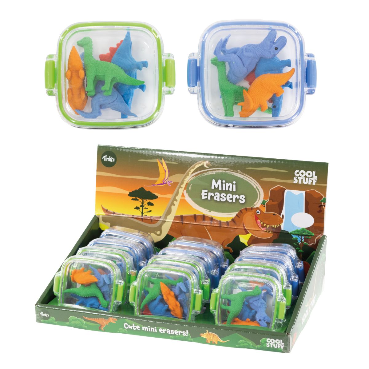 VISKELÆR DINO 4STK  I BOKS TINKA COOL STUFF