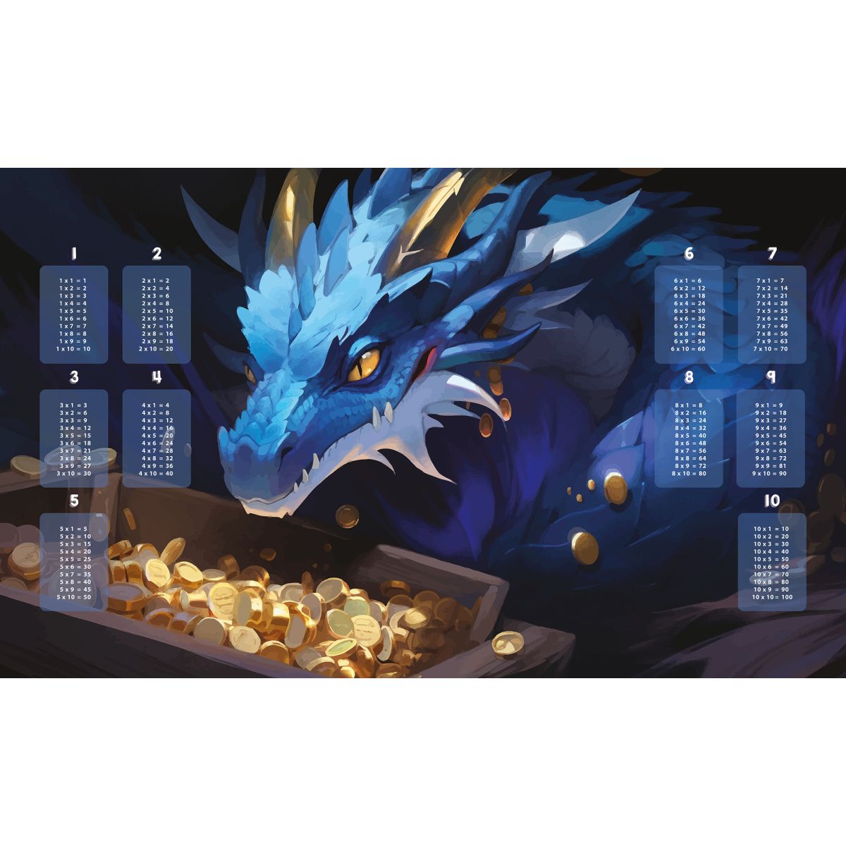 SKRIVEUNDERLAG DRAGE 59,8X36,5CM TINKA