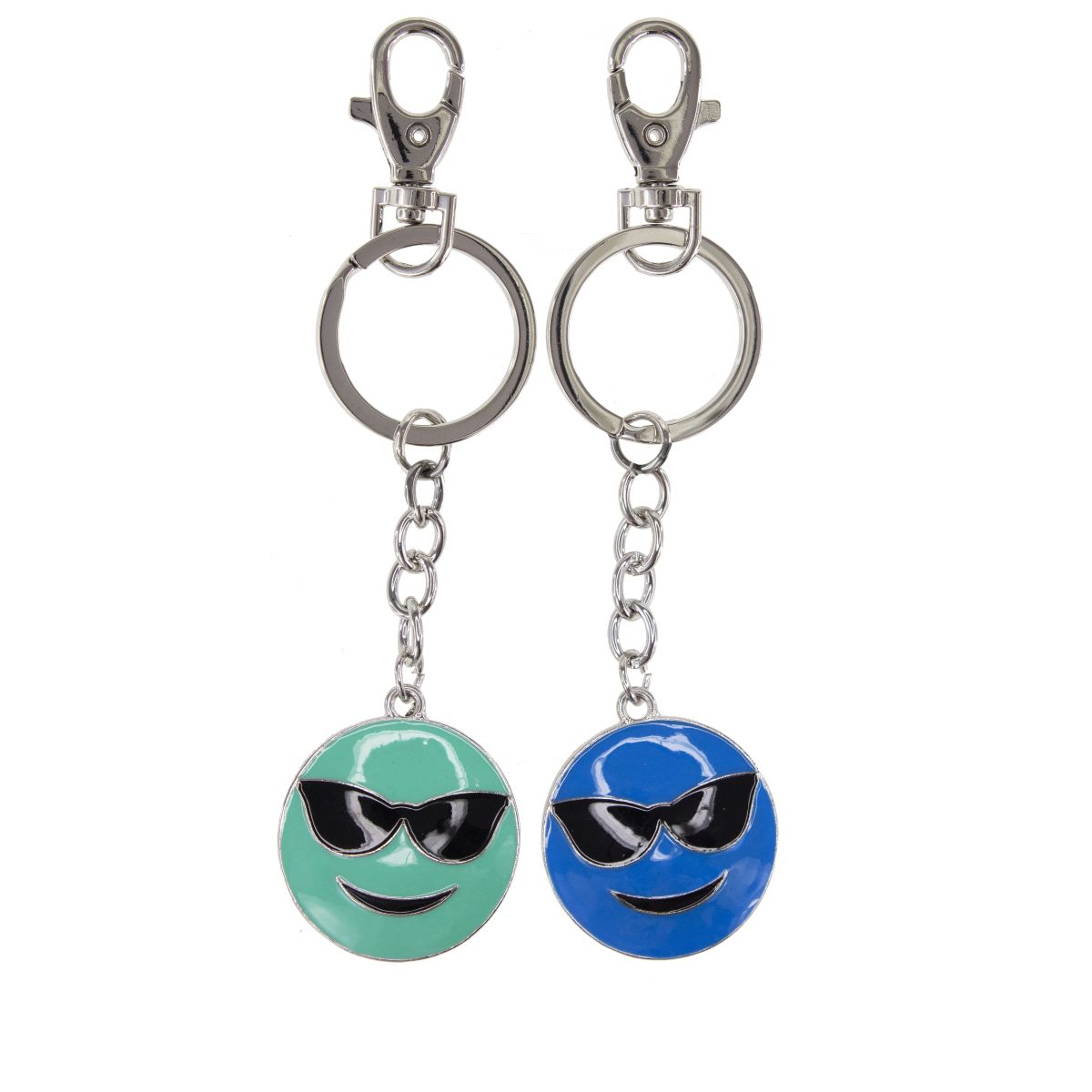NØKKELRINGER SMILEY 2 STK BFF TINKA
