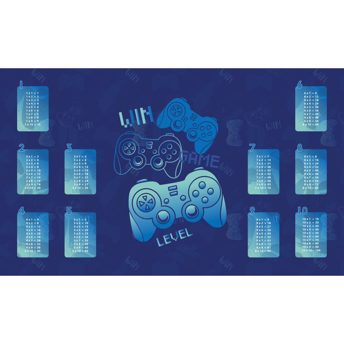 SKRIVEUNDERLAG GAMING 59,8X36,5CM 